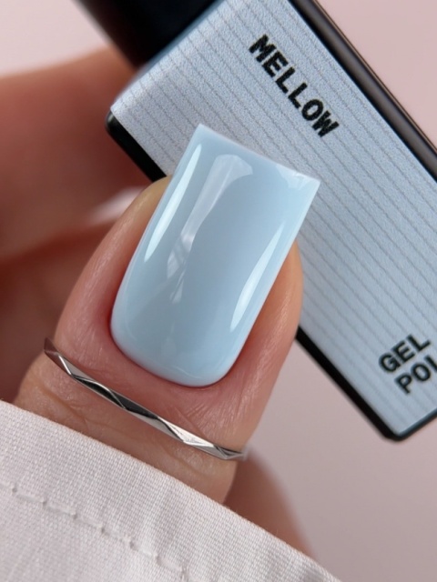 BIBLIOTEKA Gel Polish 56 Mellow, 10 ml - lakier hybrydowy (jasny błękit)