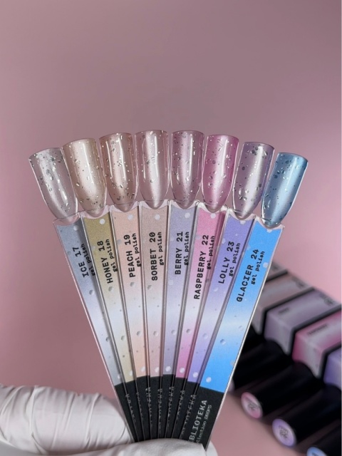 BIBLIOTEKA Cat Eye Gel Polish 24 Glacier, 10 ml - niebieski lakier hybrydowy z efektem „kociego oka"
