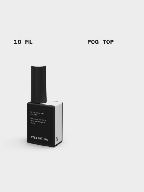 BIBLIOTEKA FOG TOP - matowy top z warstwą dyspersyjną, 10 ml