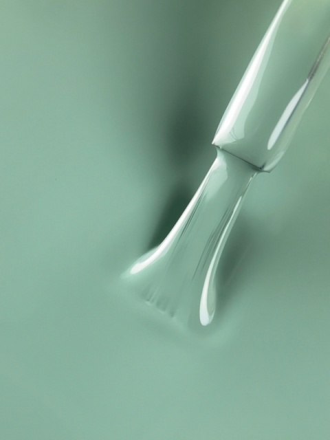 BIBLIOTEKA Gel Polish 18 Moss, 10 ml - lakier hybrydowy (zgaszona, szałwiowa zieleń)