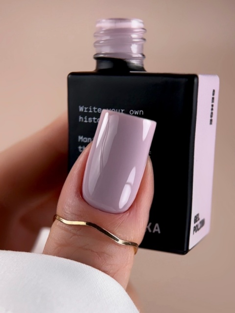 BIBLIOTEKA Gel Polish 25 Sense, 10 ml - lakier hybrydowy (jasny, pudrowy róż)
