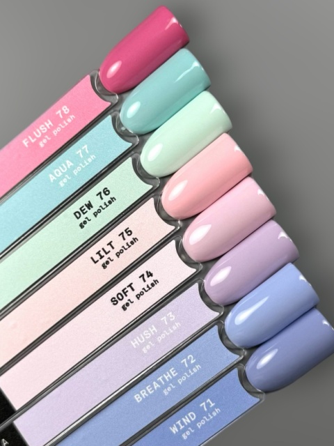 BIBLIOTEKA Gel Polish 71 Wind, 10 ml - lakier hybrydowy (gołębi pastelowy błękit)