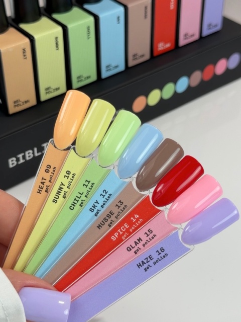 BIBLIOTEKA Gel polish 11 Chill, 10 ml - lakier hybrydowy (neonowa, limonkowa zieleń)