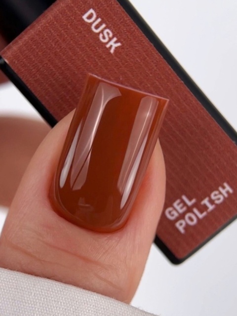 BIBLIOTEKA Gel polish 79 Dusk, 10 ml - lakier hybrydowy (terakotowy brąz)